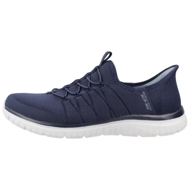 Skechers Slip Ins Abrasion Resistant Breathable Low top Casual Shoes Women's Blue