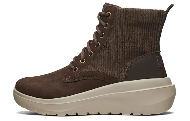 Skechers Stamina V3 Crew Combat Boots Women's Chocolate