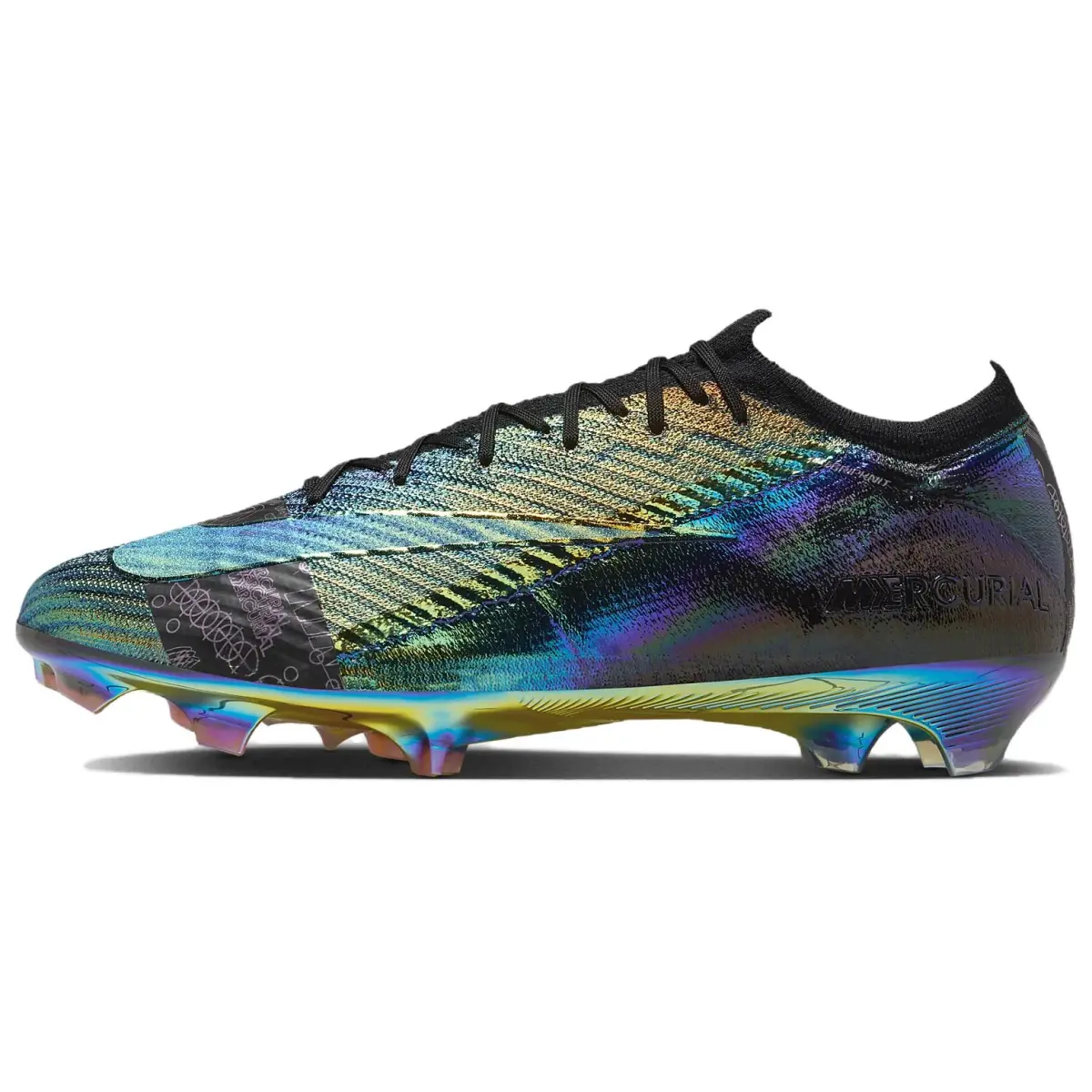 Nike Mercurial Vapor 16 HG Hard Ground Soccer Shoes Unisex Iridescent Black