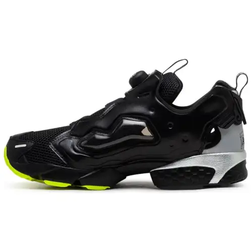 Aries x Reebok Instapump Fury Wear resistant And Lightweight Low top Casual Shoes Unisex Black