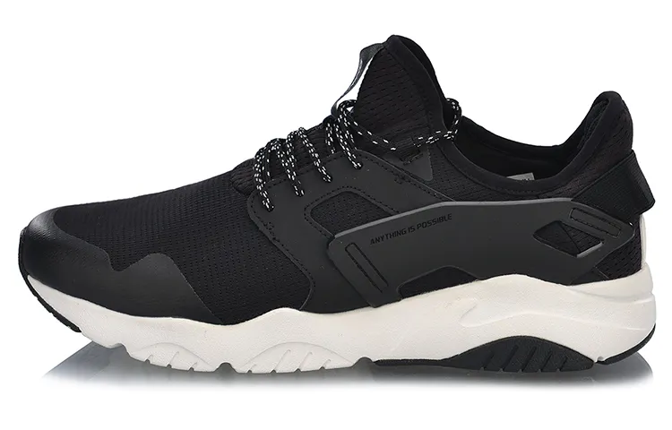 Li Ning Carnival Casual Shoes Unisex Low Top Black/White