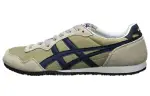 Onitsuka Tiger Serrano Cushioning Slip Resistant Abrasion Resistant Low top Casual Shoes Unisex Beige Blue