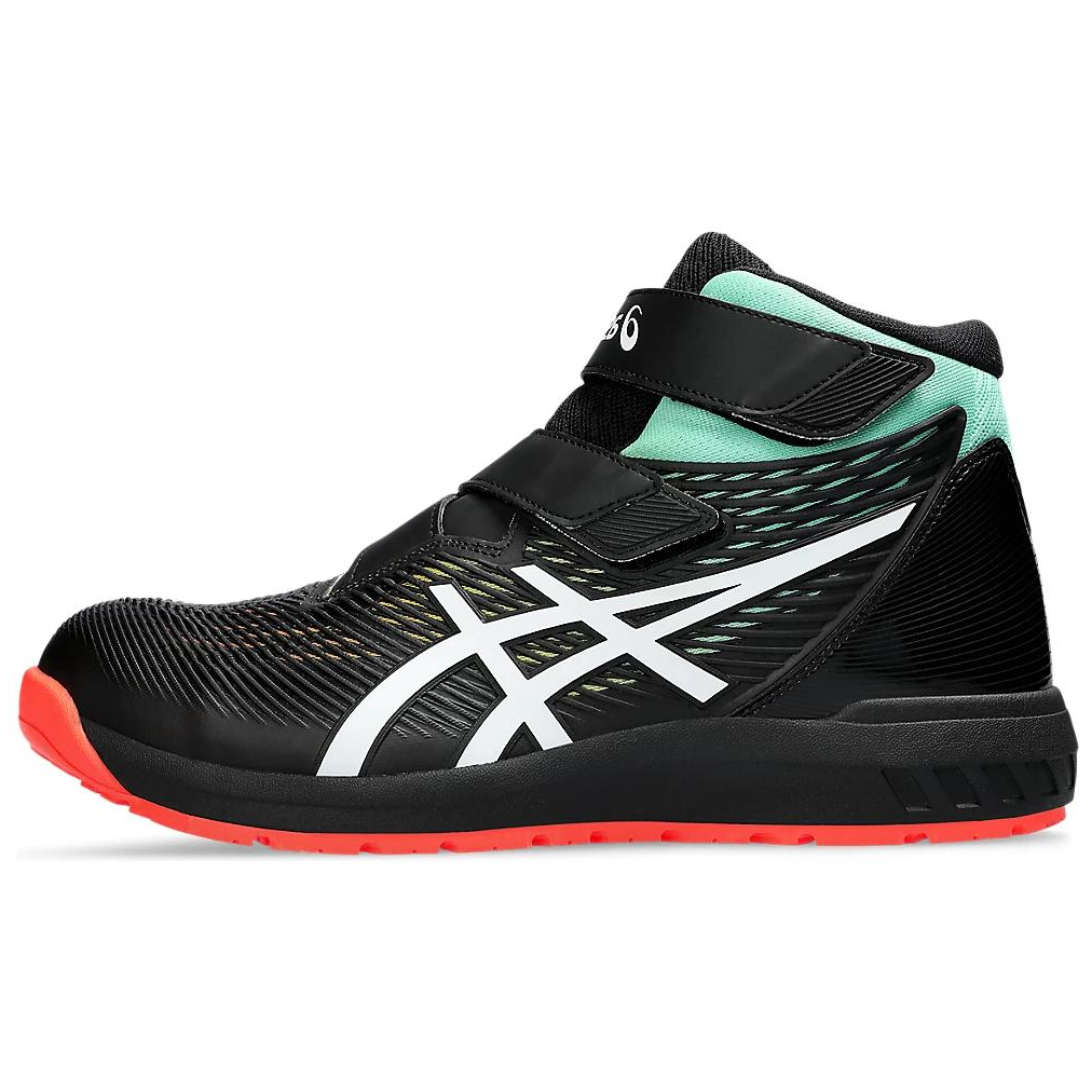 Asics Winjob Mid top Casual Shoes Unisex Black White
