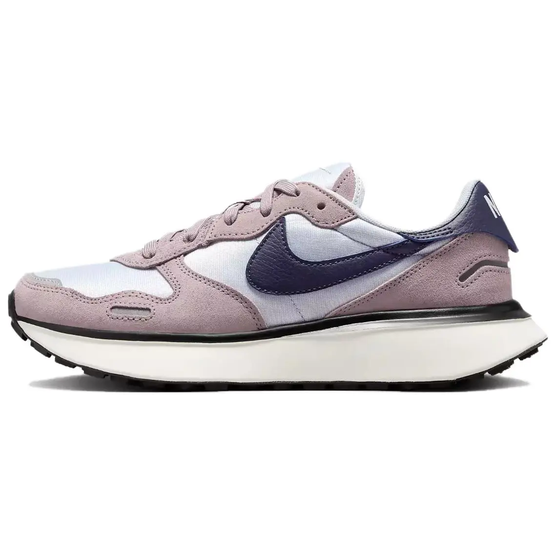 Nike Phoenix Waffle Slip Resistant Abrasion Resistant Low top Casual Shoes Women's Pink White Black