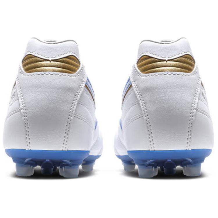 Mizuno MORELIA 2 AG Artificial Ground Artificial Turf Abrasion Resistant Soccer Shoes Men’s White Blue