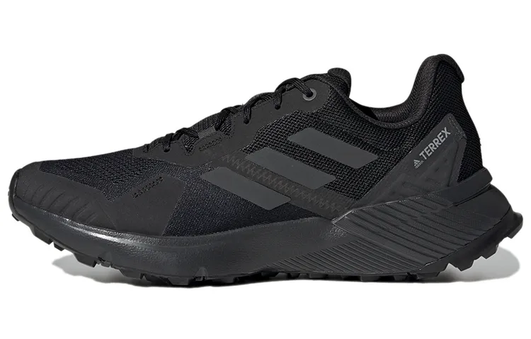 Adidas Terrex Soulstride Mesh Abrasion Resistant Abrasion Resistant Low top Casual Shoes Men's Black