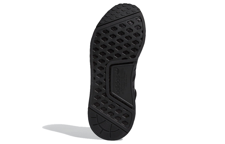 Женские кроссовки adidas NMD_R1 (черно-красные) — 黑/猩红 — фото 6