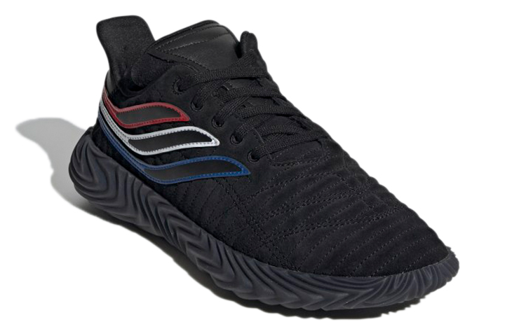 Кеды adidas originals Sobakov (черно-бело-синие) — фото 3