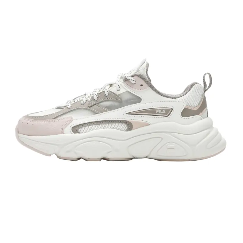 FILA Mars Textile, Synthetic Leather Cushioning Low top Casual Shoes Women's Umber Gray