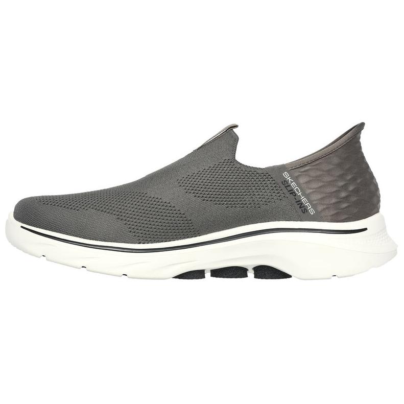 Skechers GO WALK 7 Abrasion Resistant Low top Casual Shoes Men’s Gray Brown