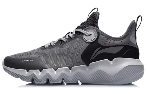 Li Ning LN Fle Lively Cushioning Slip Resistant Abrasion Resistant Breathable Lightweight Low top Casual Shoes Men's
