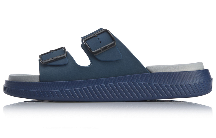 Li Ning Clap Quiet Slide Slippers Unisex Navy