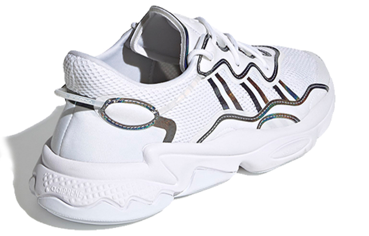 Кроссовки adidas originals Ozweego (белый / серебристый) — фото 4