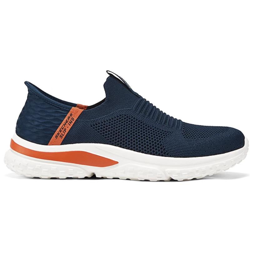 Skechers Solvano Abrasion Resistant Low top Casual Shoes Men’s Blue