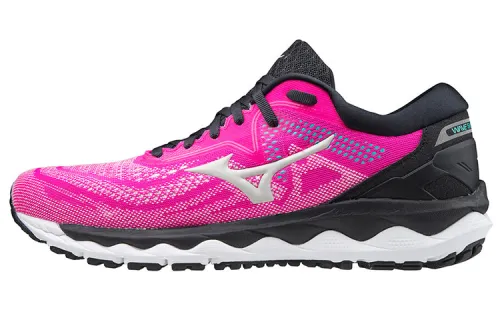 Mizuno Wave Sky 4 Casual Shoes Women's Low Top Rose Red