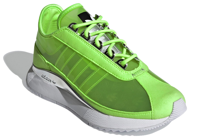 Женские кроссовки adidas originals Sl Andridge TPU (зеленые с серебристым и белым) — Зелёный / серебристый / белый — фото 3