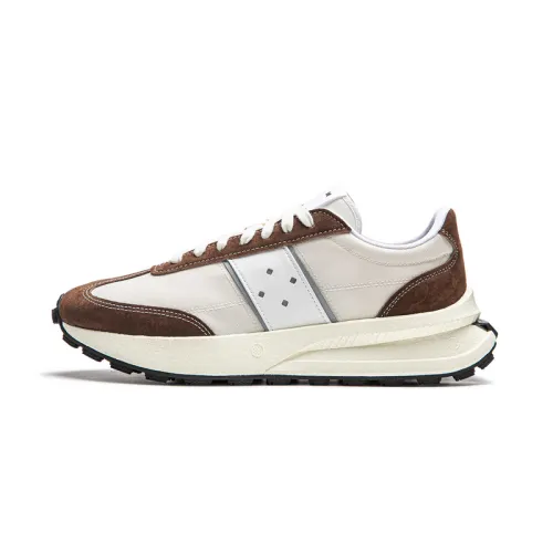 Li Ning Slip Resistant Abrasion Resistant Low top Casual Shoes Unisex White Umber