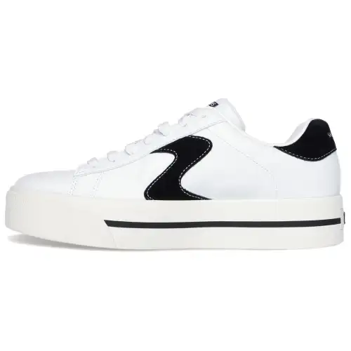 Skechers Abrasion Resistant Low top Skateboard Shoes Women's White Black