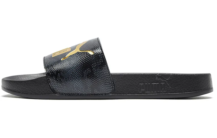 PUMA Leadcat Snake Lux Slide Sandal Black