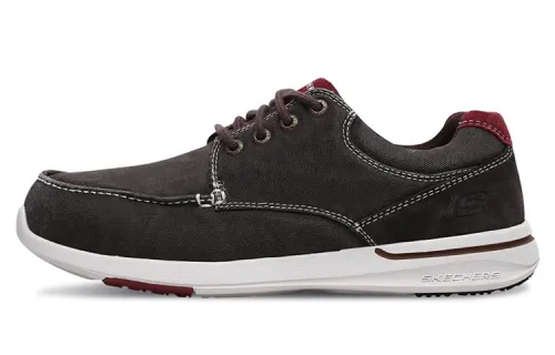 Skechers Elent Casual Shoes Men's Low Top Brown