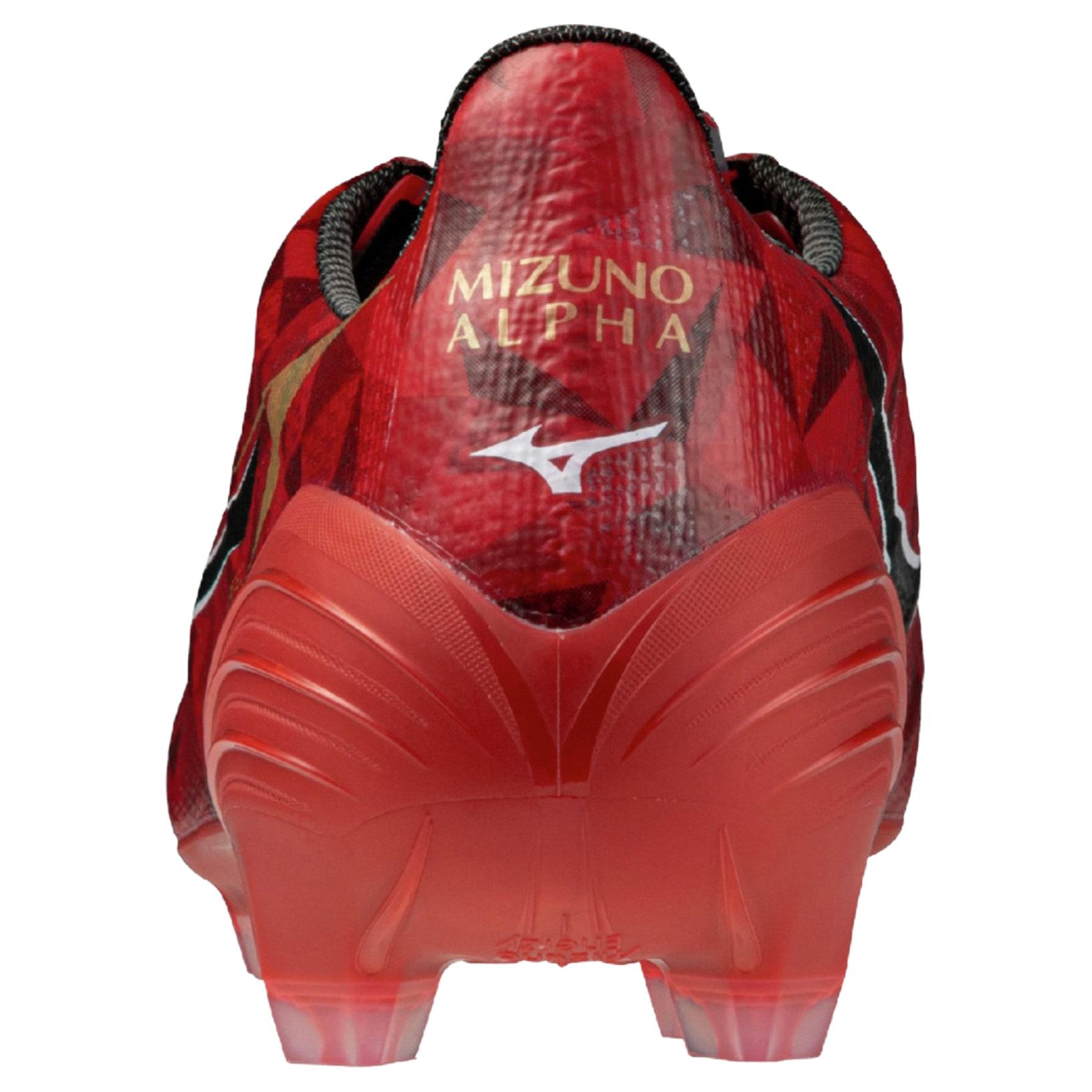 Mizuno Alpha 2 Abrasion Resistant Soccer Shoes Unisex Red