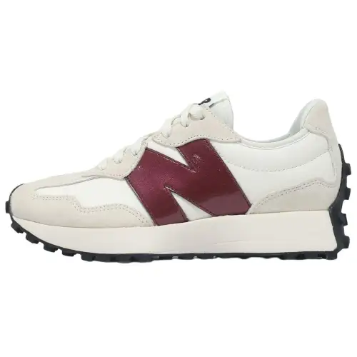 New Balance NB 327 Breathable And Lightweight Casual Shoes Women's White Red