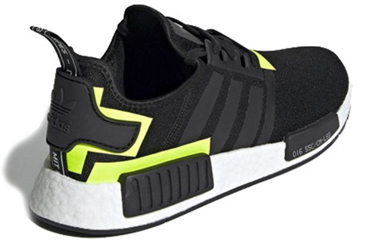 Кроссовки adidas originals NMD_R1 (желто-черные) — фото 3