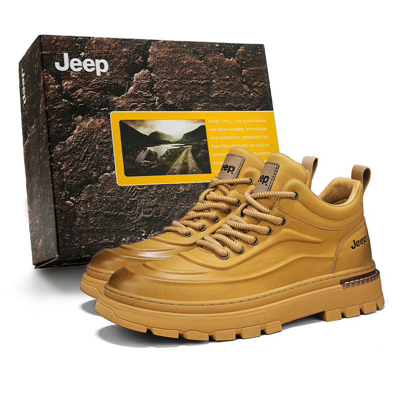 Мужские ботинки Jeep Martin Boots (желтые)