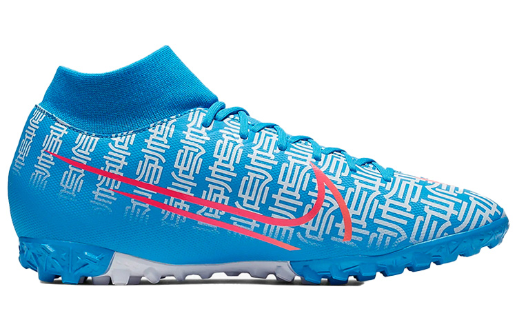 Мужские кроссовки Nike Mercurial Superfly 7 Academy CR7 (сине-розовые) — фото 2