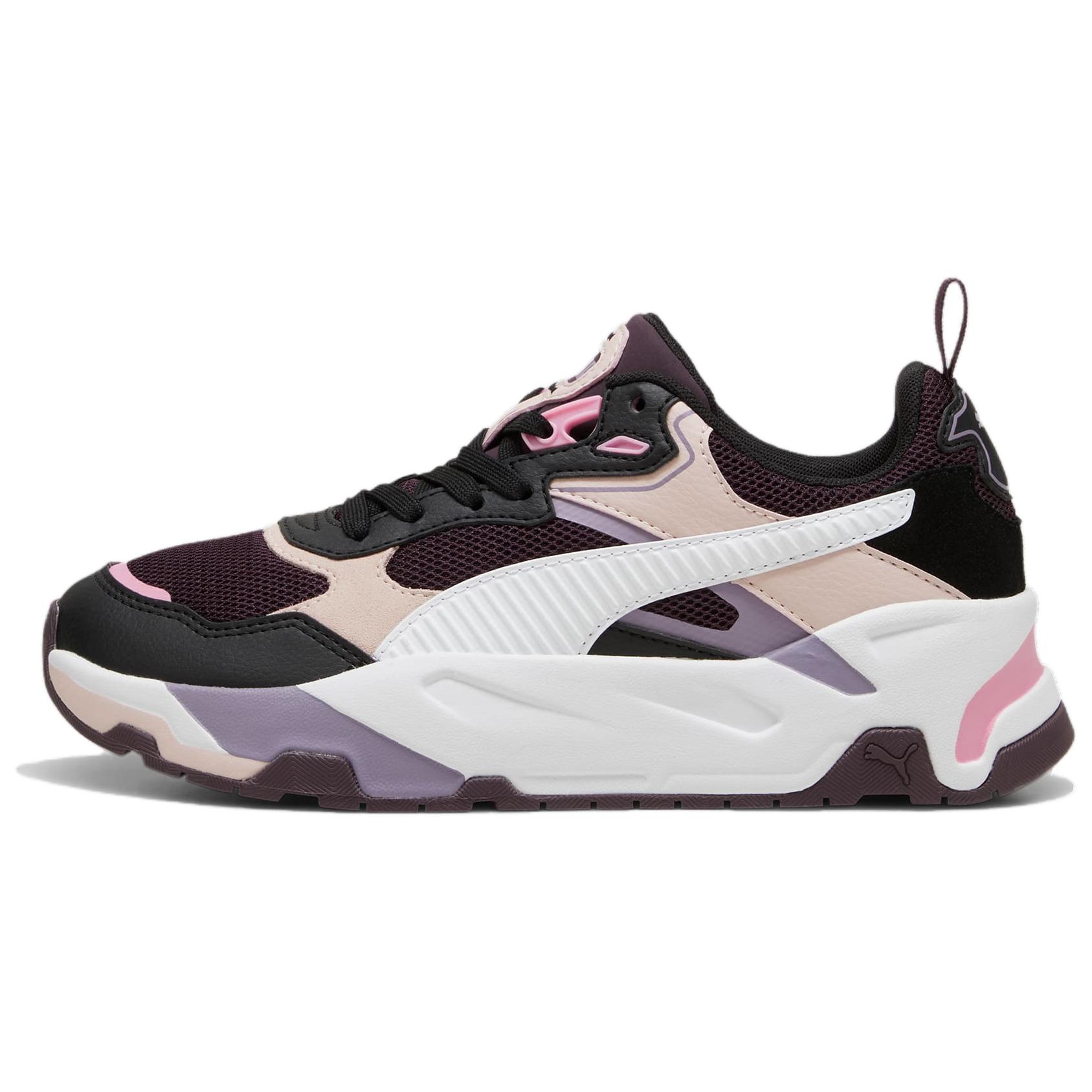 PUMA Trinity Series Abrasion Resistant Low top Casual Shoes Men's Black White