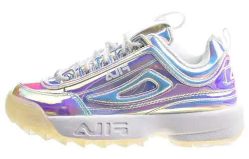 FILA Disruptor Cushioning, Wear Resistant Low top Casual Shoes Women's White