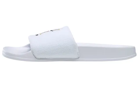 Reebok Classic Slide Golden Logo White