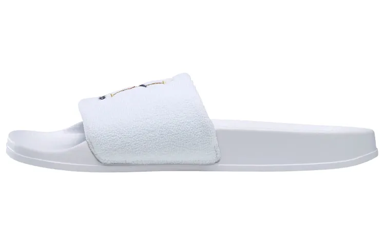 Reebok Classic Slide Golden Logo White