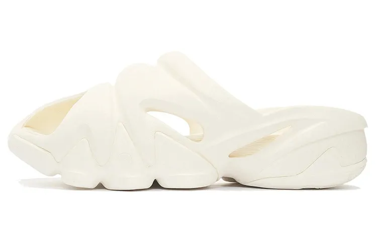 Li Ning Slide Slippers Women's Vanilla White