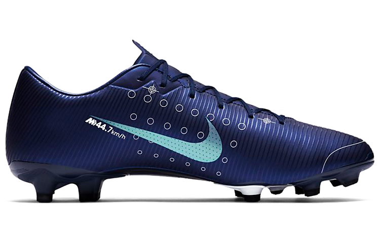 Футбольные бутсы Nike Mercurial Vapor 13 Academy MDS MG (синие) — фото 2