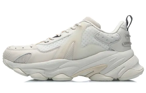 Li Ning CF Cushioning Slip Resistant Abrasion Resistant Breathable Lightweight Low top Casual Shoes Men's