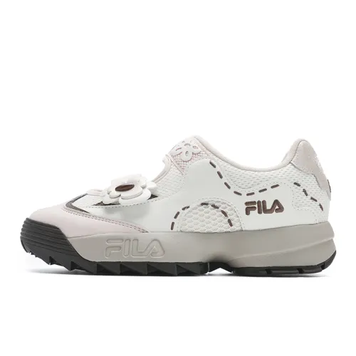 FILA Abrasion Resistant Breathable Balance Casual Shoes Women's White Pink