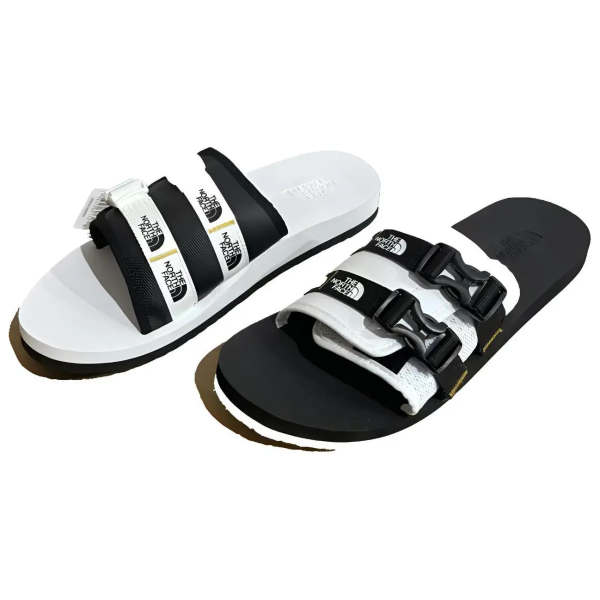 THE NORTH FACE Slip Resistant Slip Resistant Slide Slippers Men's Black White