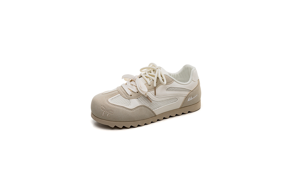 Warrior Abrasion Resistant Breathable Low top Casual Shoes Women's Beige Apricot