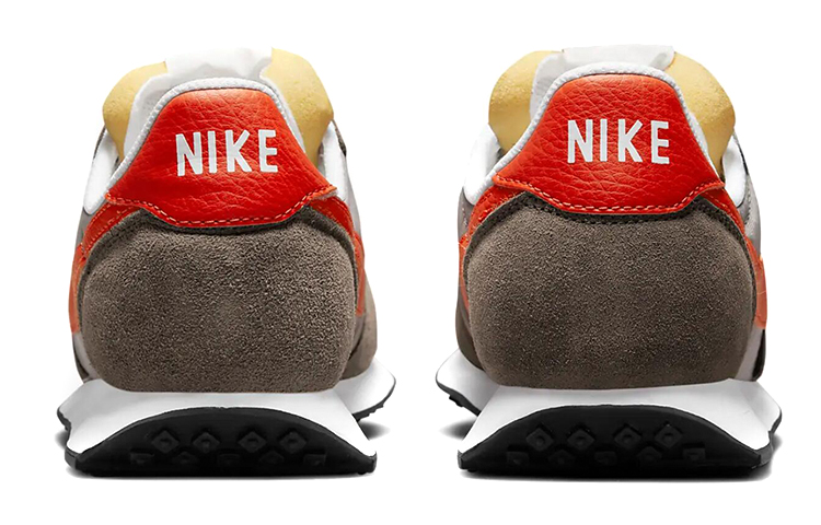Мужские кроссовки Nike Waffle Trainer 2 (коричнево-красный) — фото 5