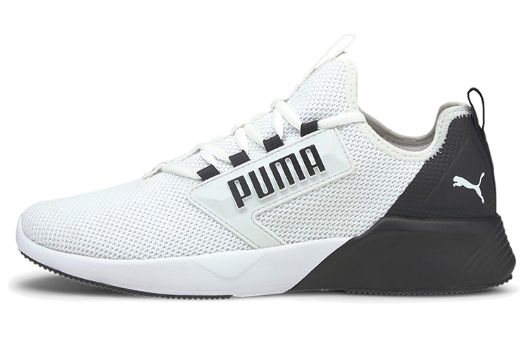 PUMA Retaliate Low Top Running Shoes Black/White