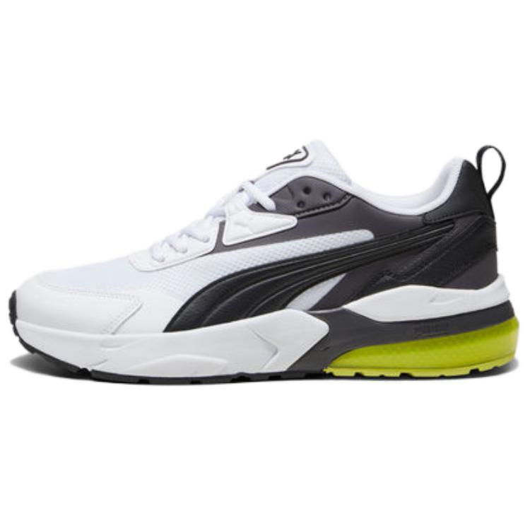 PUMA Vis2k Cushioning, Wear Resistant Low top Casual Shoes Men's White Black Green