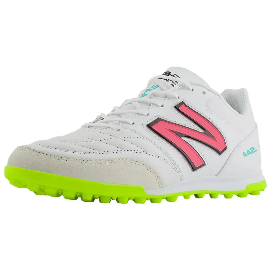 New Balance 442 V2 Team TF Turf Abrasion Resistant Soccer Shoes Men's White