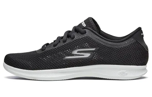 Skechers Go Step Lite Ultrasock Sports Low top Casual Shoes Women's Black White