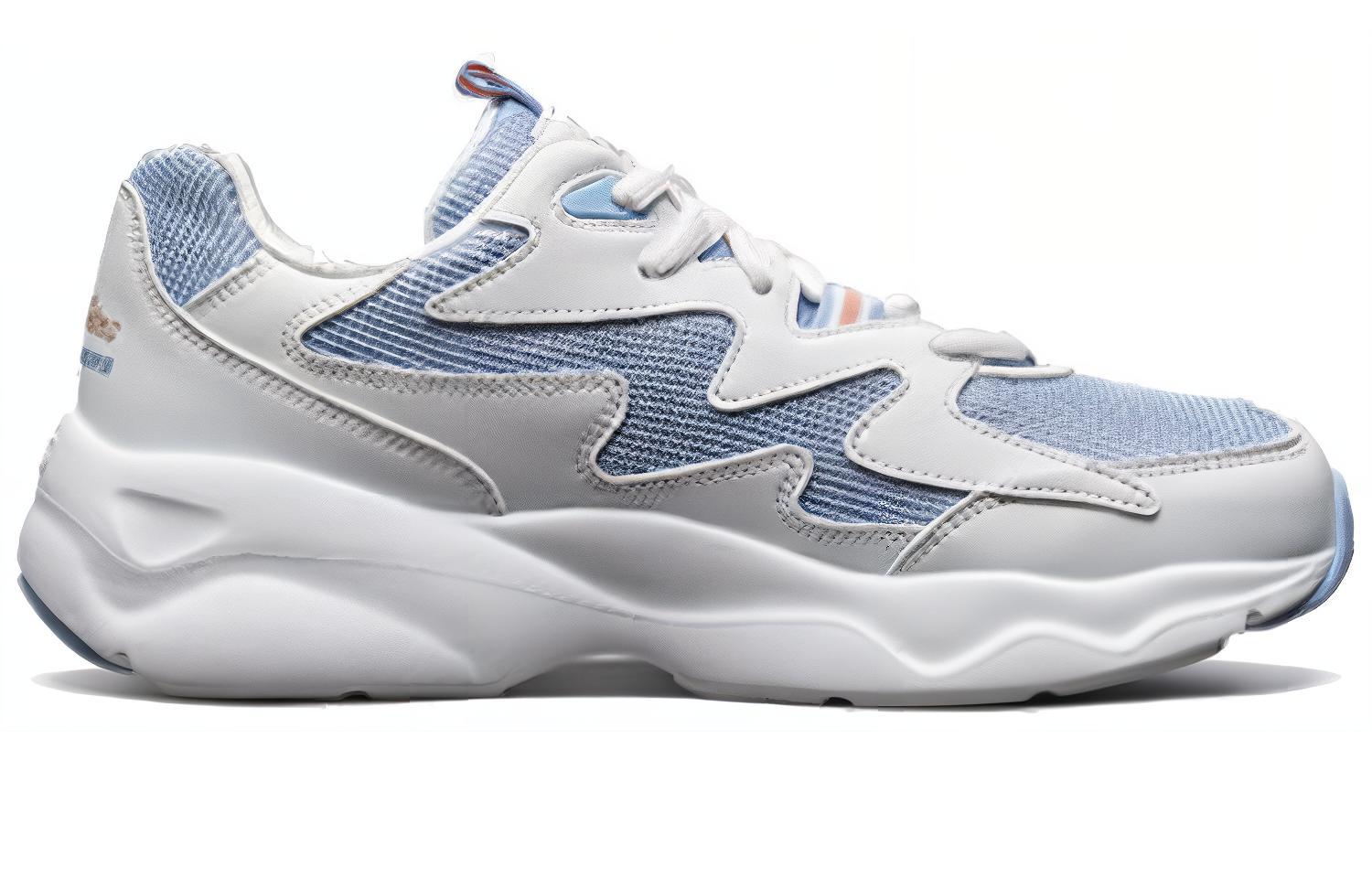 Женские кроссовки Skechers D'LITES AIRY (бело-синие) — фото 2