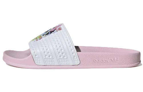 Adidas Adilette Slide 'You're Here For A Reason - Pink'