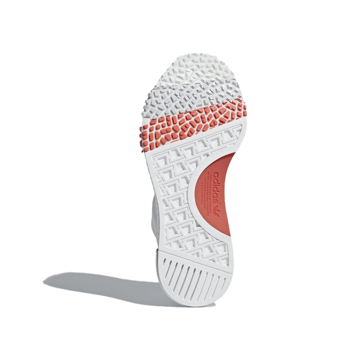 Женские кроссовки adidas originals NMD Racer Cloud White TPU (белые) — Белый — фото 6