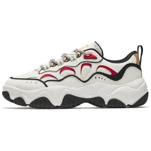 Anta Good Things Will Happen Non slip Lightweight Low top Casual Shoes Men's White Black Red