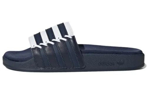 Adidas Wmns Adilette Slide 'Stitched - Collegiate Navy' Women's