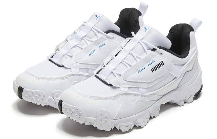 Кроссовки PUMA Trailfox Overland Mts Grid (бело-синие) — фото 3